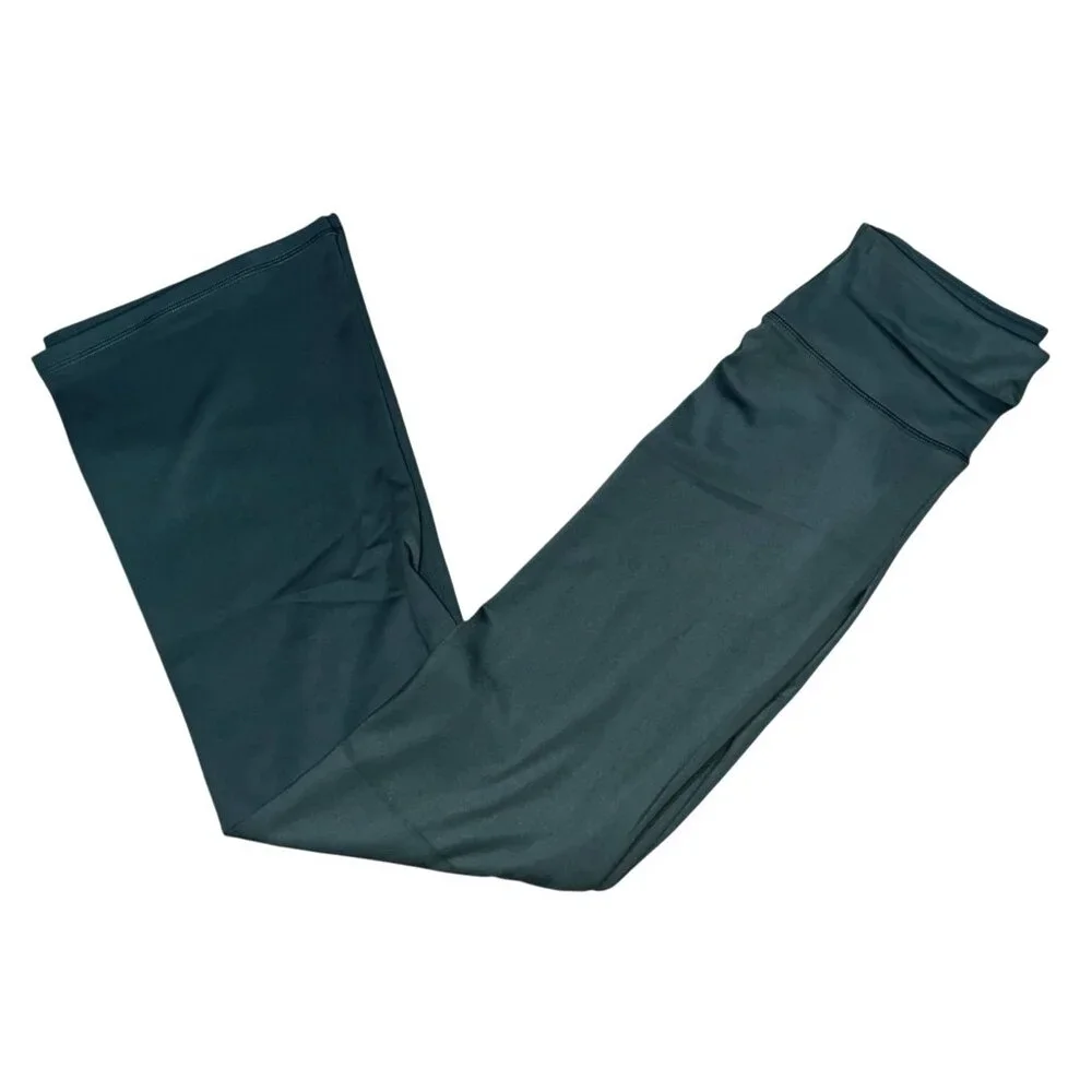 Aerie The Everything Super Leggings Size M Womens Olive Green Mid Rise - Picture 2 of 14